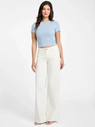 Eco Terra geribbelde top
