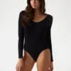 Eco Tessa geribbelde bodysuit