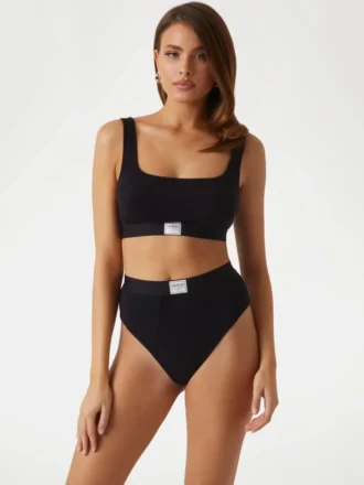 Eco Tessa geribbelde bralette