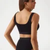 Eco Tessa geribbelde bralette