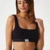 Eco Tessa geribbelde bralette