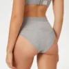 Eco Tessa geribbelde Braziliaanse slip met hoge taille Eco Tessa geribbelde Braziliaanse slip met hoge taille