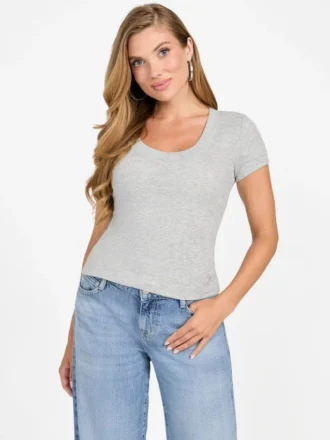 Eco Tina top met V-hals