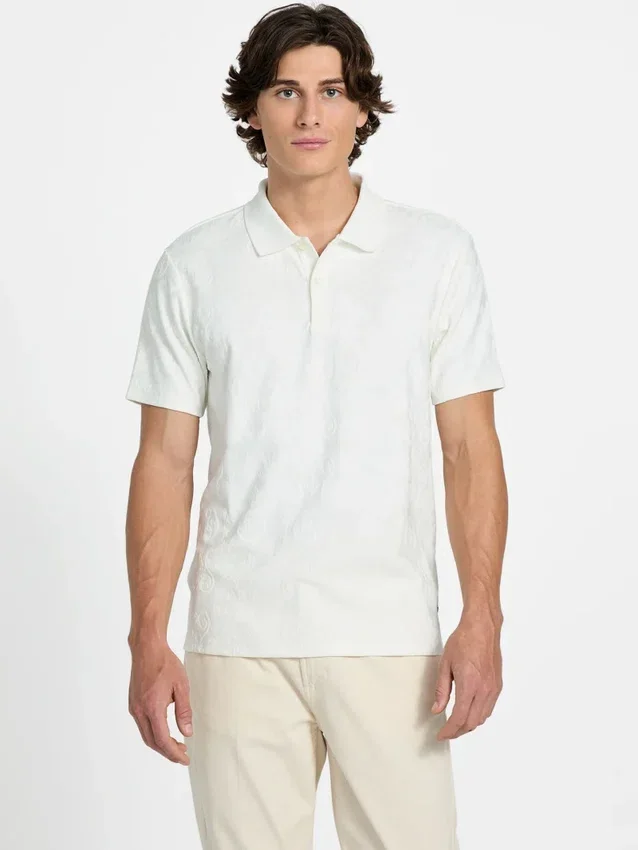 Eco Tonal Jacquard Polo Eco Tonal Jacquard Polo