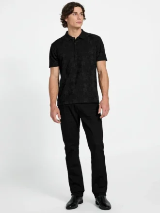Eco Tonal Jacquard Polo