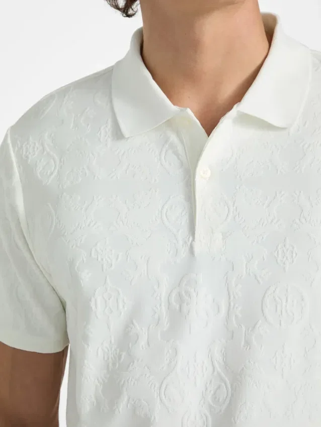 Eco Tonal Jacquard Polo Eco Tonal Jacquard Polo