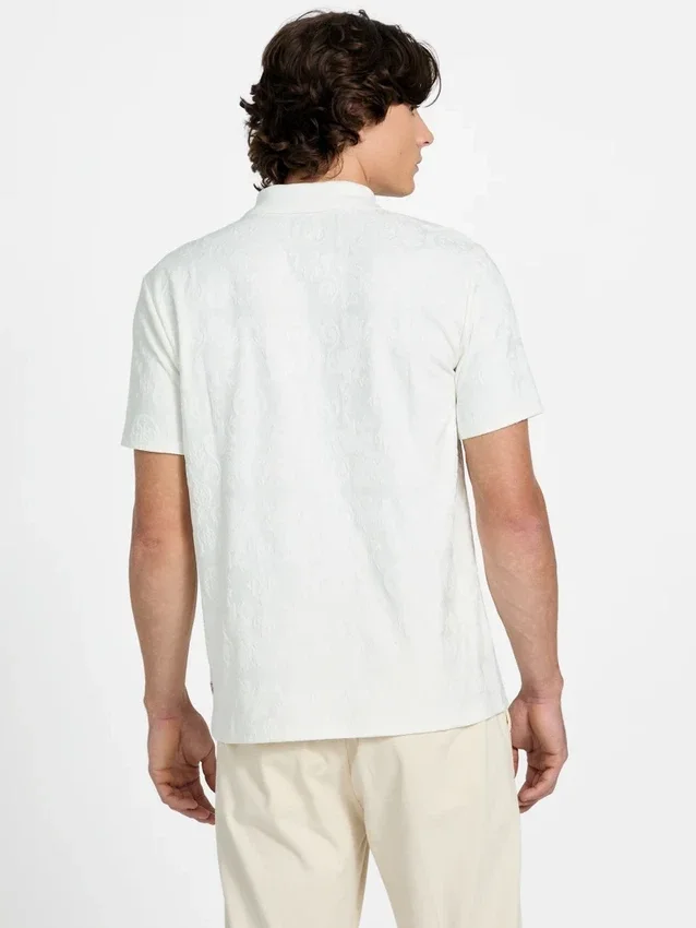 Eco Tonal Jacquard Polo Eco Tonal Jacquard Polo