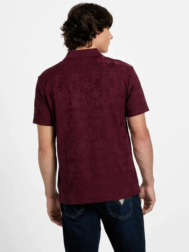 Eco Tonal Jacquard Polo Eco Tonal Jacquard Polo