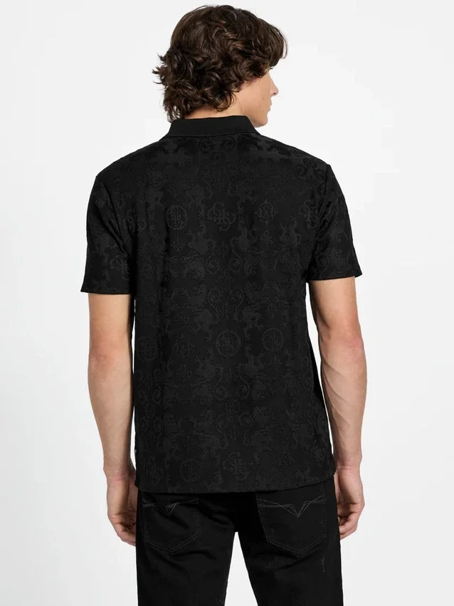 Eco Tonal Jacquard Polo Eco Tonal Jacquard Polo