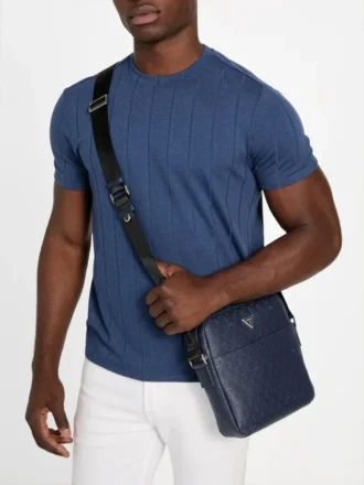Eco Torino Crossbodytas met G-Wave-reliëf