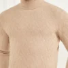 Eco-trui met ruitmotief en col
