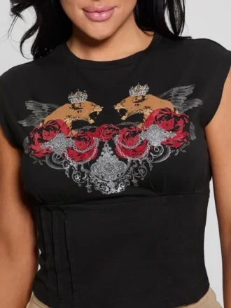 Eco Twin Lioness Corset T-shirt
