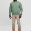 Eco Tyler Zip Mock Neck Truien