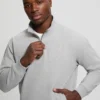Eco Tyler Zip Mock Neck Truien