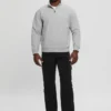 Eco Tyler Zip Mock Neck Truien