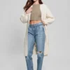 Eco Valeria vest met gemengde steken