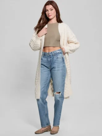 Eco Valeria vest met gemengde steken