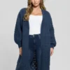 Eco Valeria vest met gemengde steken