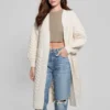 Eco Valeria vest met gemengde steken