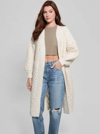 Eco Valeria vest met gemengde steken