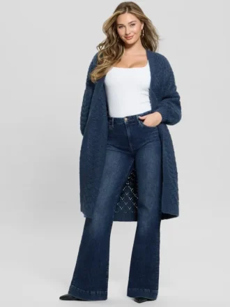 Eco Valeria vest met gemengde steken