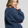 Eco Valeria vest met gemengde steken