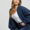 Eco Valeria vest met gemengde steken