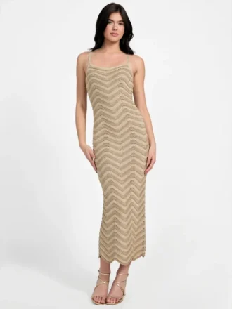 Eco Vera jurk met chevronpatroon Eco Vera jurk met chevronpatroon