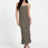 Eco Vera jurk met chevronpatroon Eco Vera jurk met chevronpatroon