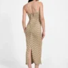 Eco Vera jurk met chevronpatroon Eco Vera jurk met chevronpatroon