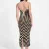 Eco Vera jurk met chevronpatroon Eco Vera jurk met chevronpatroon