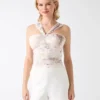 Eco Verity bustier crop top