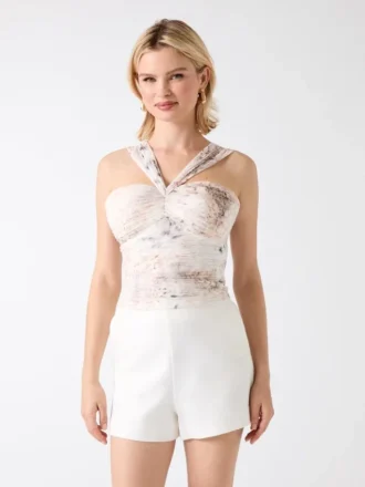 Eco Verity bustier crop top