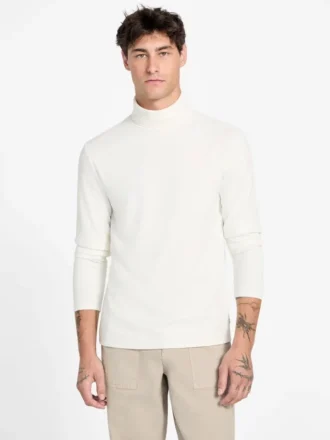 Eco-viscose-mix geribbeld overhemd