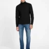 Eco-viscose-mix geribbeld overhemd