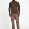 Eco-viscose-mix geribbeld overhemd