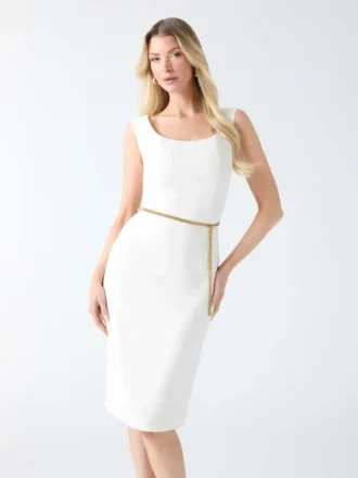 Eco Vittoria jurk met riemen