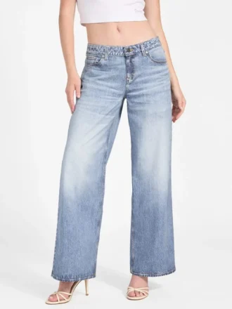 Eco-vriendelijke baggy Jeans met lage taille
