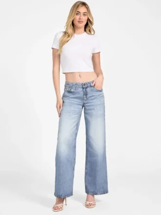Eco-vriendelijke baggy Jeans met lage taille