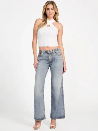 Eco-vriendelijke baggy Jeans met lage taille Eco-vriendelijke baggy Jeans met lage taille
