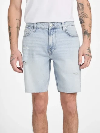 Eco Wyatt distressed denim shorts Eco Wyatt distressed denim shorts