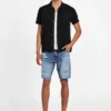 Eco Wyatt distressed denim shorts Eco Wyatt distressed denim shorts