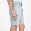 Eco Wyatt distressed denim shorts Eco Wyatt distressed denim shorts