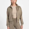 Eco Yarrow Sweatshirt met doorlopende rits Eco Yarrow Sweatshirt met doorlopende rits