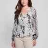 Eco Yvette Top met plooien Eco Yvette Top met plooien
