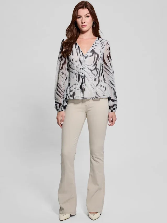 Eco Yvette Top met plooien Eco Yvette Top met plooien