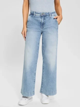 Eco Zoya cropped wijde Jeans