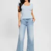 Eco Zoya cropped wijde Jeans Eco Zoya cropped wijde Jeans