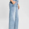 Eco Zoya cropped wijde Jeans Eco Zoya cropped wijde Jeans