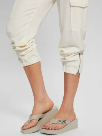 Edany Denim G-gesp sleehak Sandalen